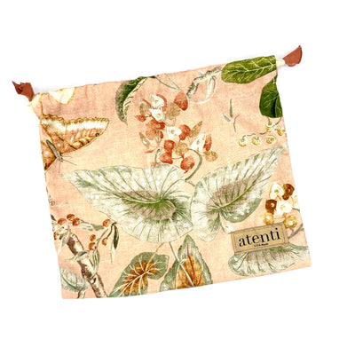 Atenti Drawstring Bag - Pink Forest