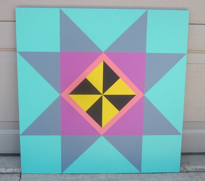 219 Barn Quilt Painting with Sheila Snyder on 7/8/2025