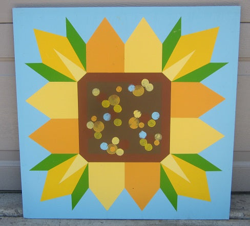 219 Barn Quilt Painting with Sheila Snyder on 7/8/2025