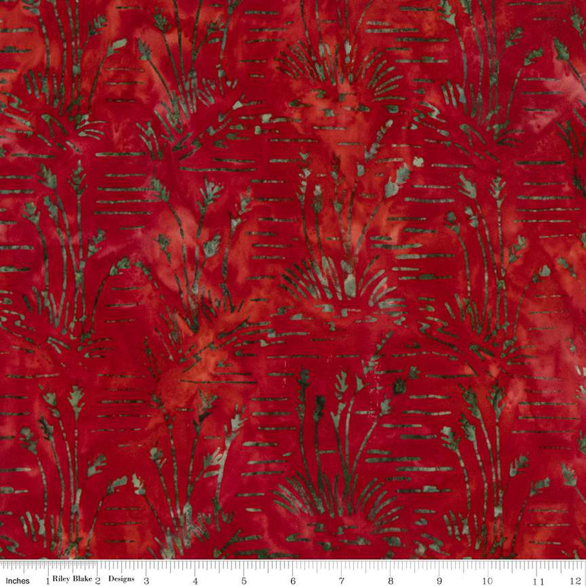 Expressions Batik  by Riley Blake in Tomato Red BTPT1161