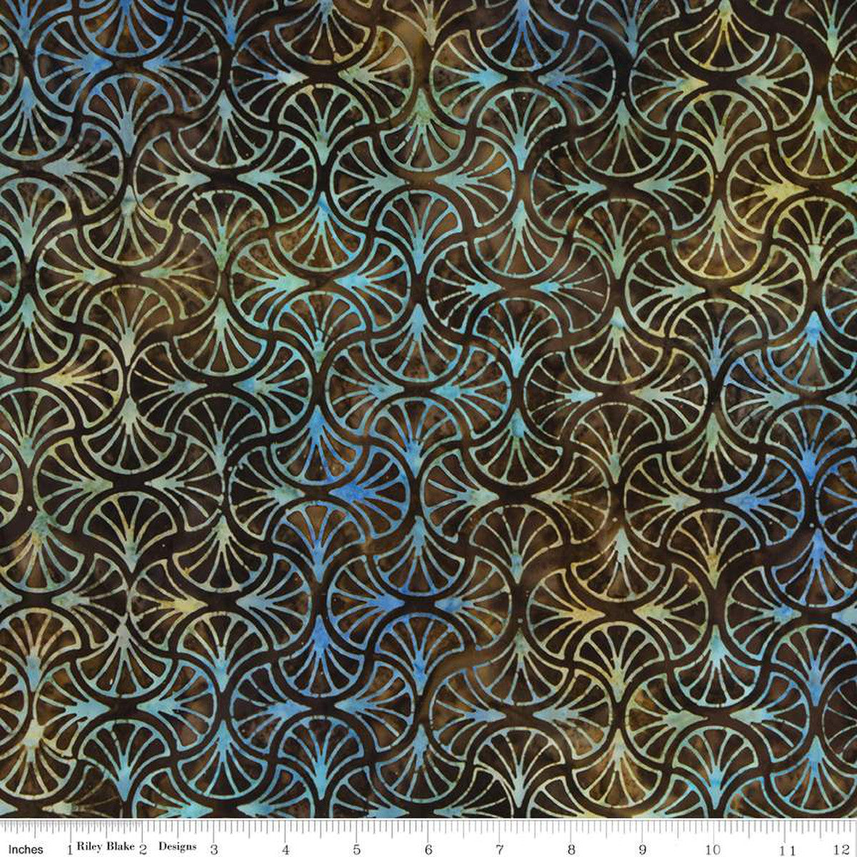 Expressions Batik  by Riley Blake in Brown Multi BTPT1179