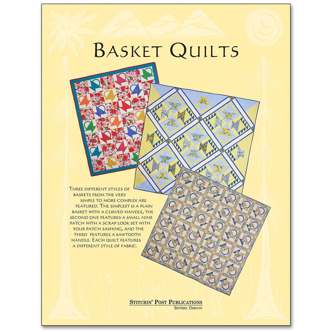 Basket Quilts Pattern Stitchin Post Trifold Pattern