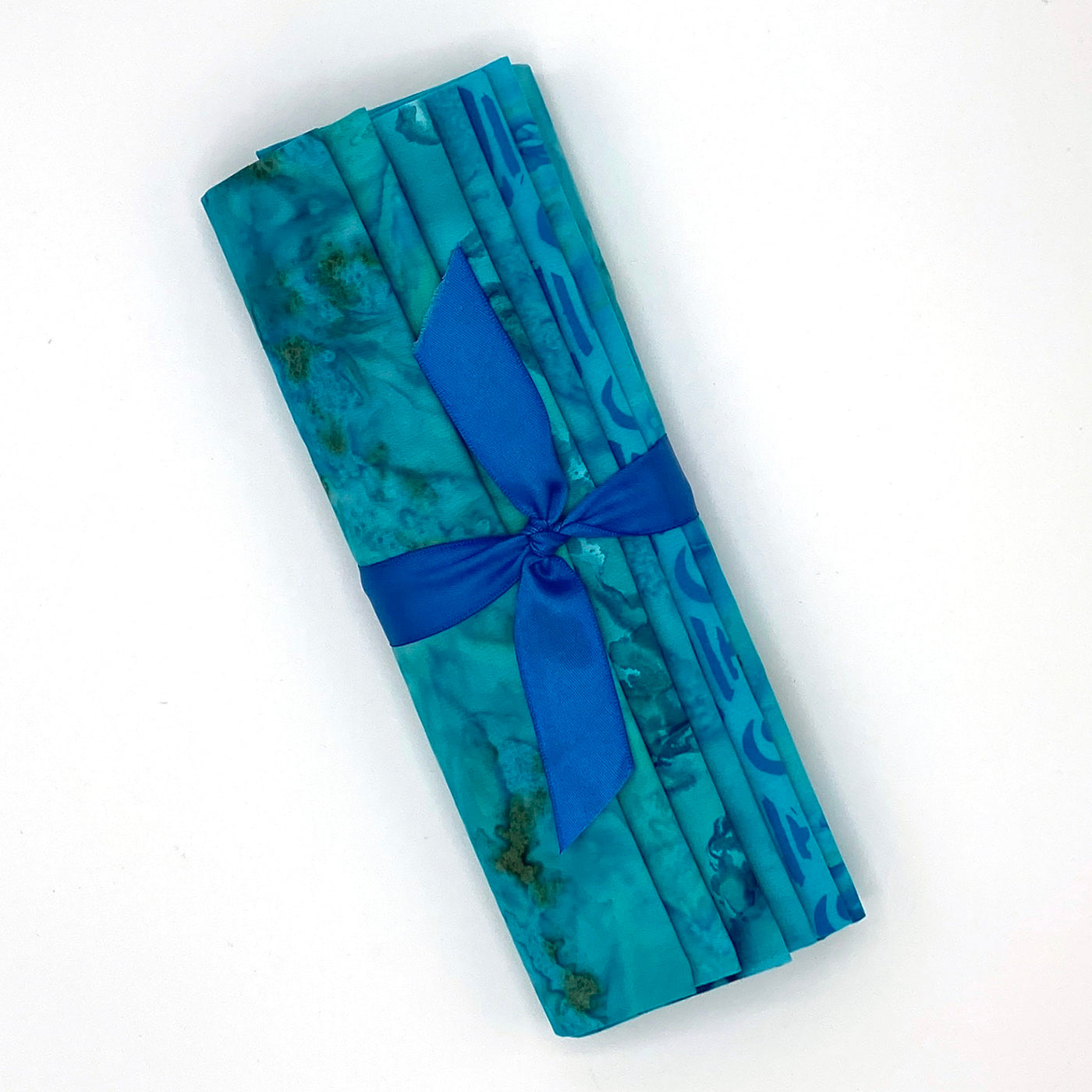 Glacier Blue Batik 6-Pack Precut