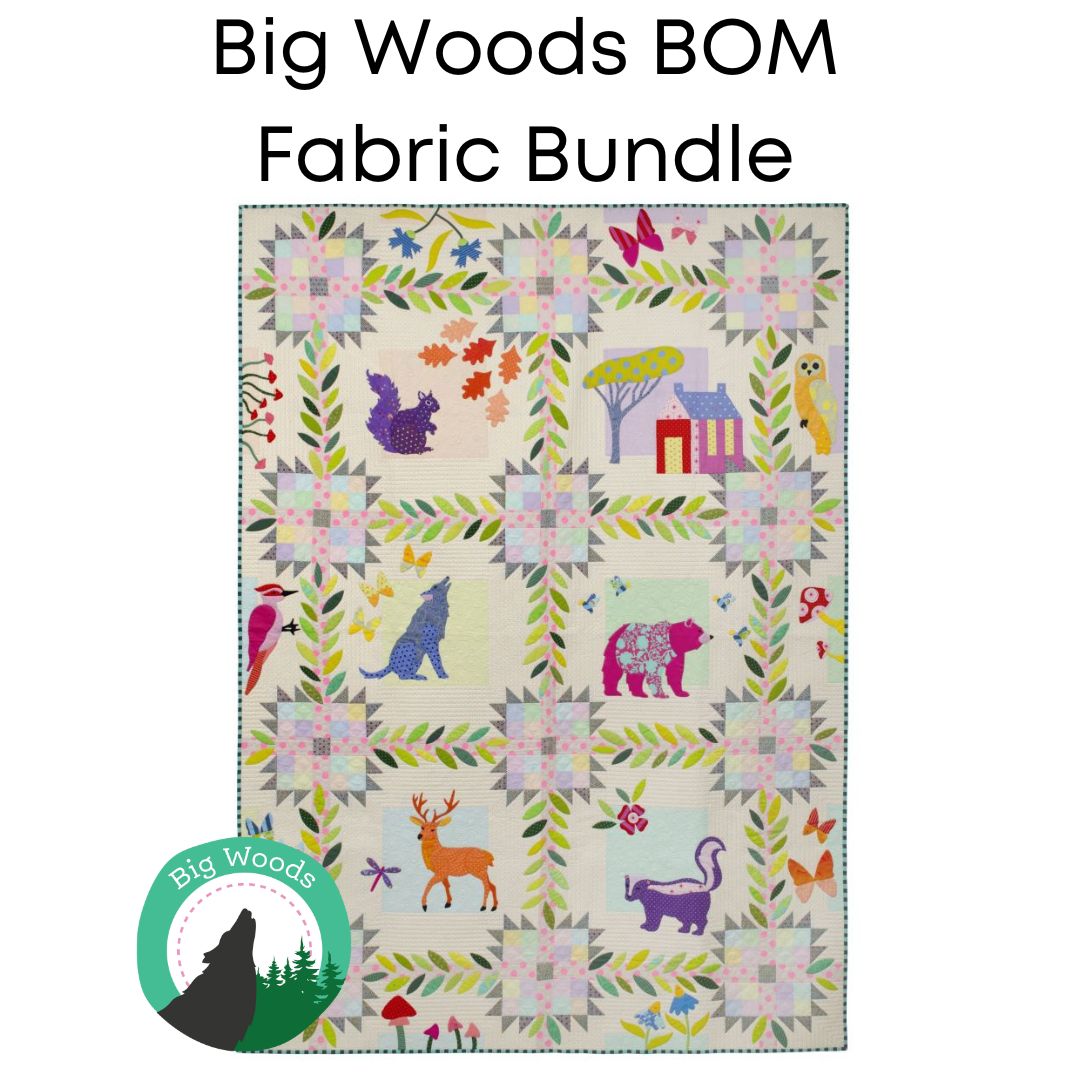 PRE-ORDER Big Woods Block Fabric Kit by Sarah Fielke and Tula Pink