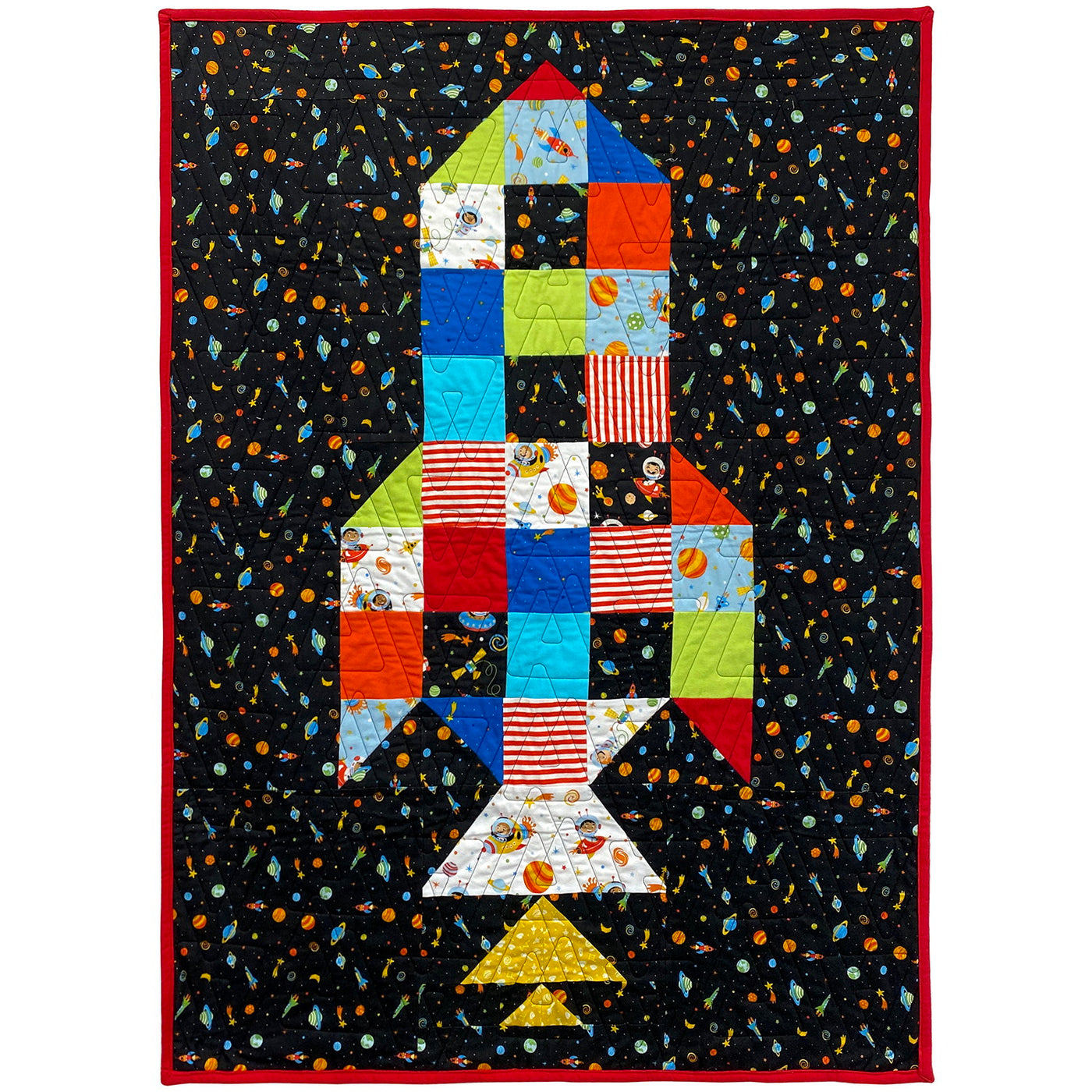 Blast Off Finished Quilt Handcraft