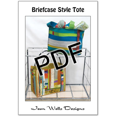 Briefcase Style Tote Pattern - PDF Download