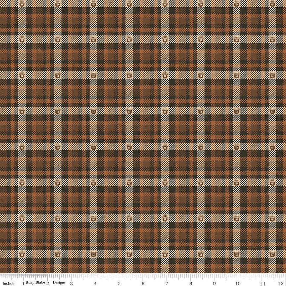 Only You Plaid Brown C14645-BROWN