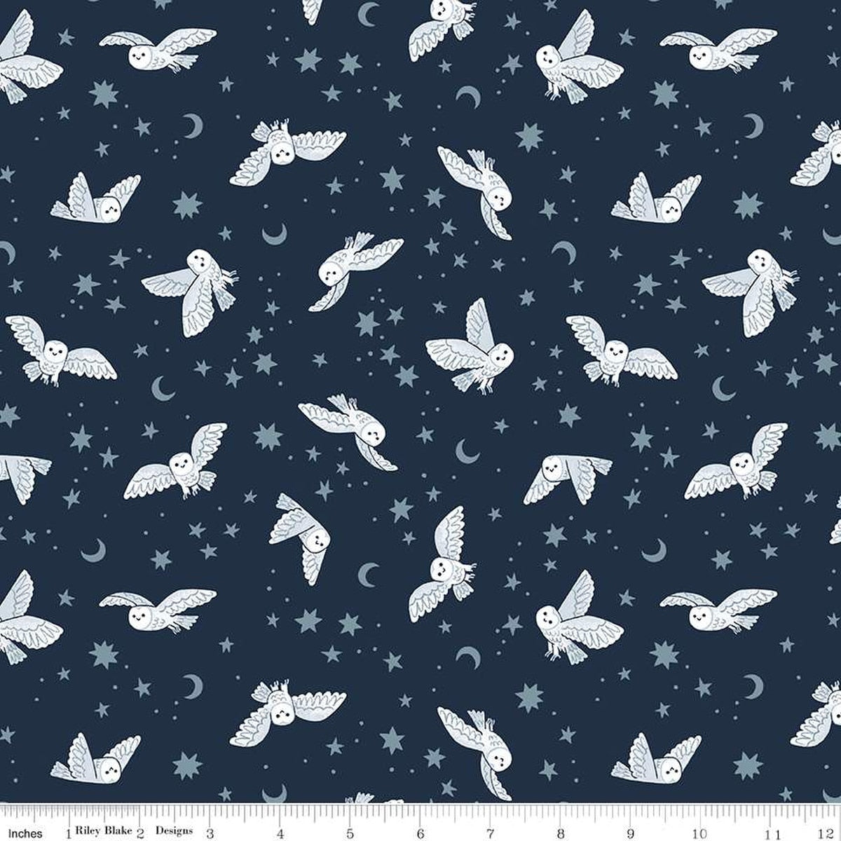 Twilight Creatures Night Owls Indigo C15362-INDIGO