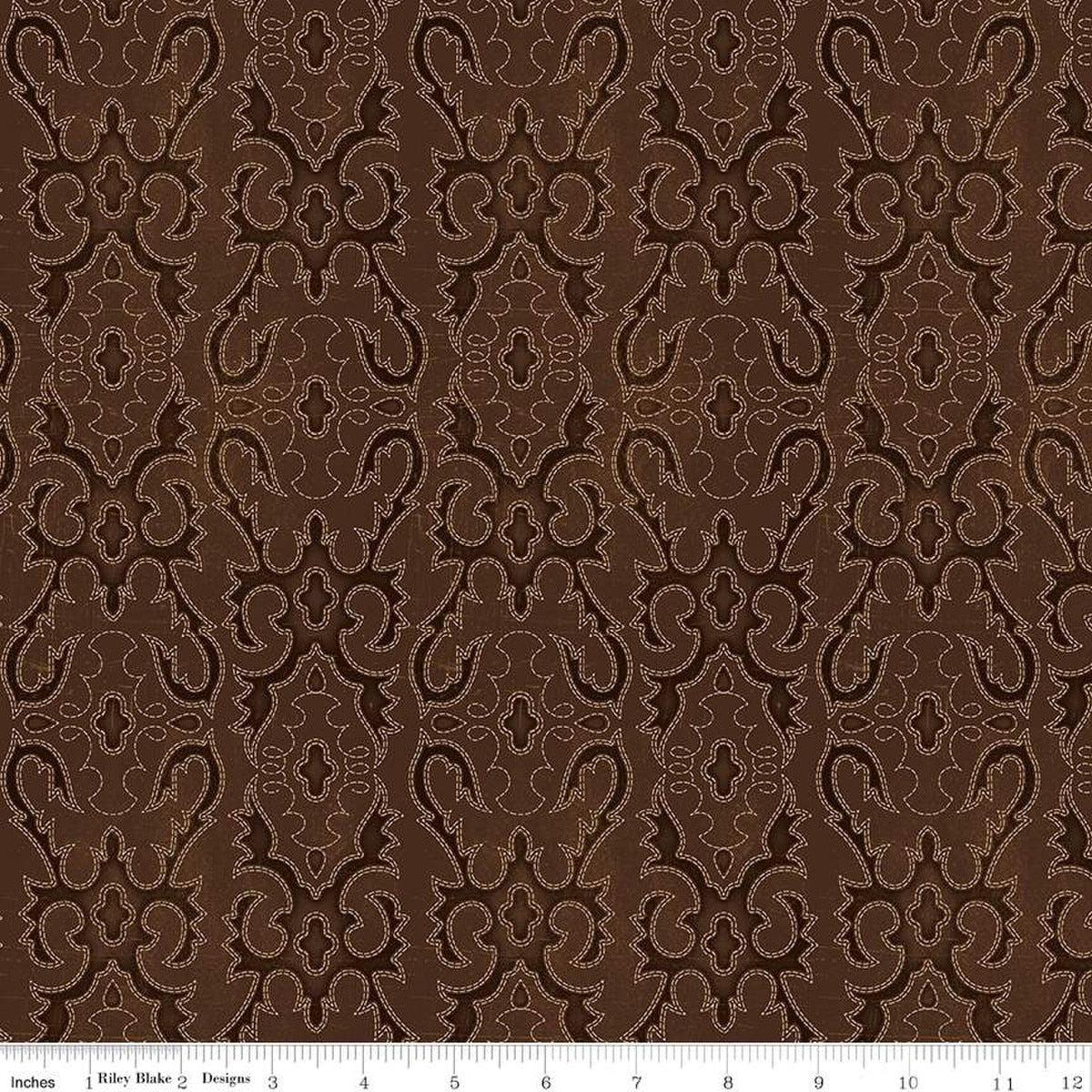 John Wayne American West Boot Stitching Brown C16624-BROWN