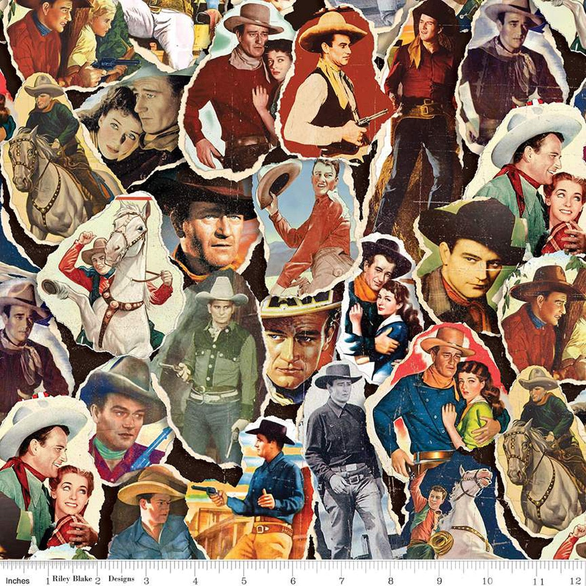 John Wayne American West Poster Print CD16627-MULTI