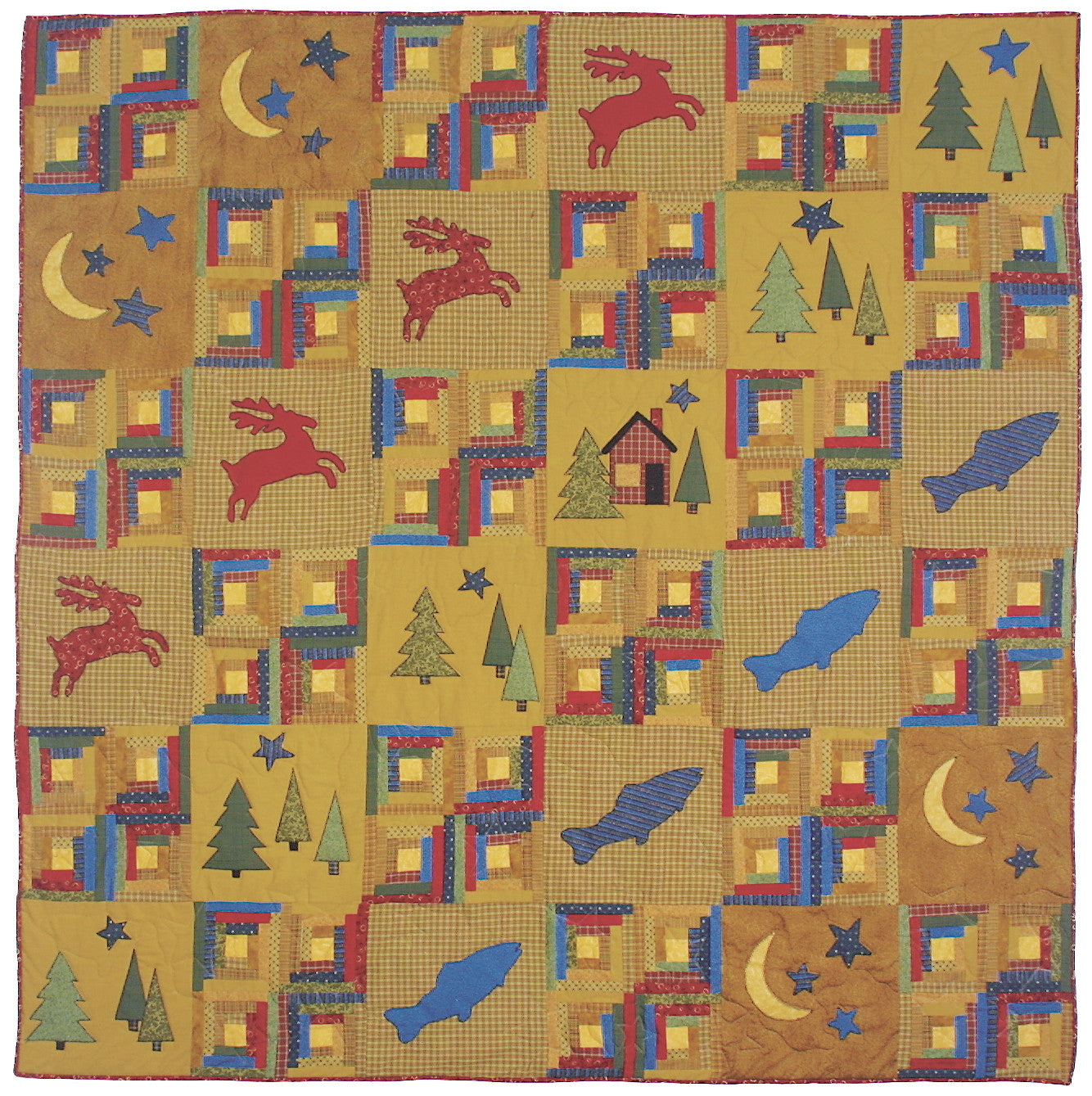 Lodge Quilts Stitchin Post Trifold Pattern