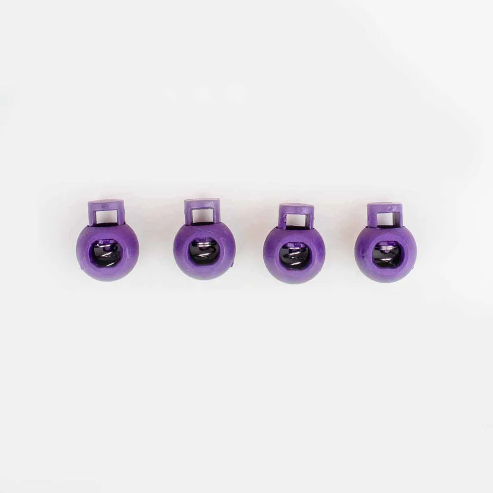 Cable Locks - Circular Needle Cord Stops Purple - Medium