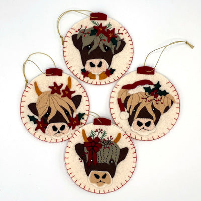 Christmas Cows Ornament Kit
