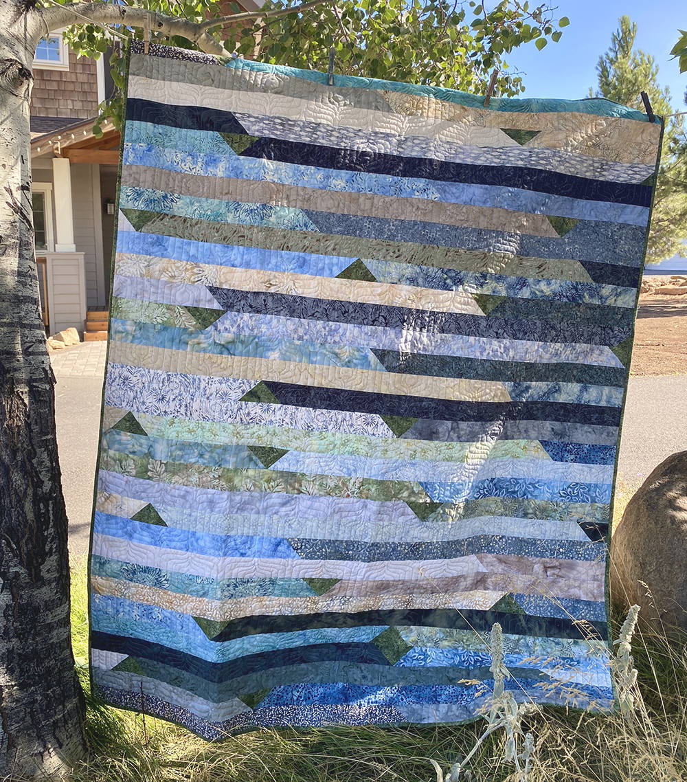 Jelly Roll Plus A Zinger Quilt - Free Downloadable Quilting Pattern