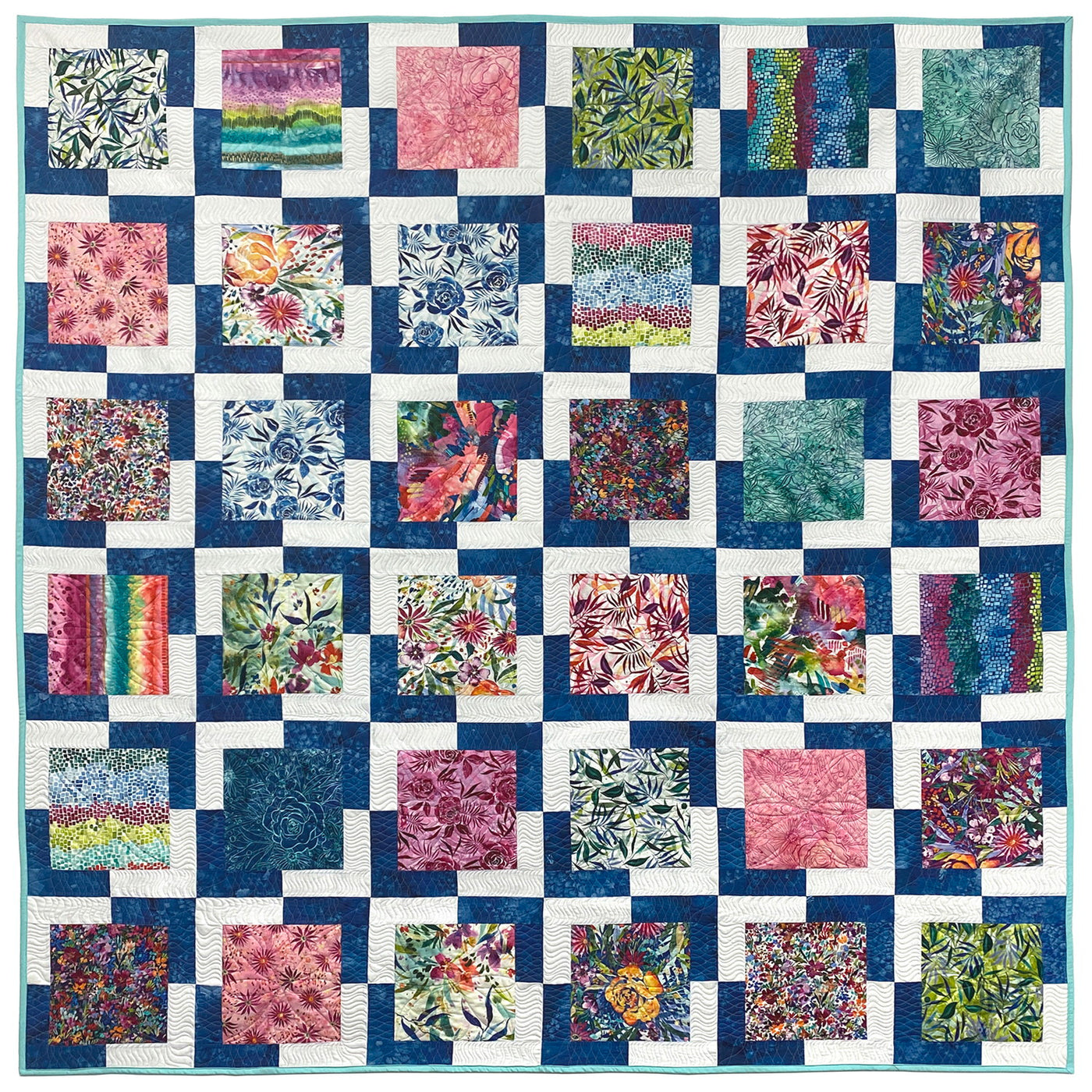 Coming Up Roses Quilt Kit