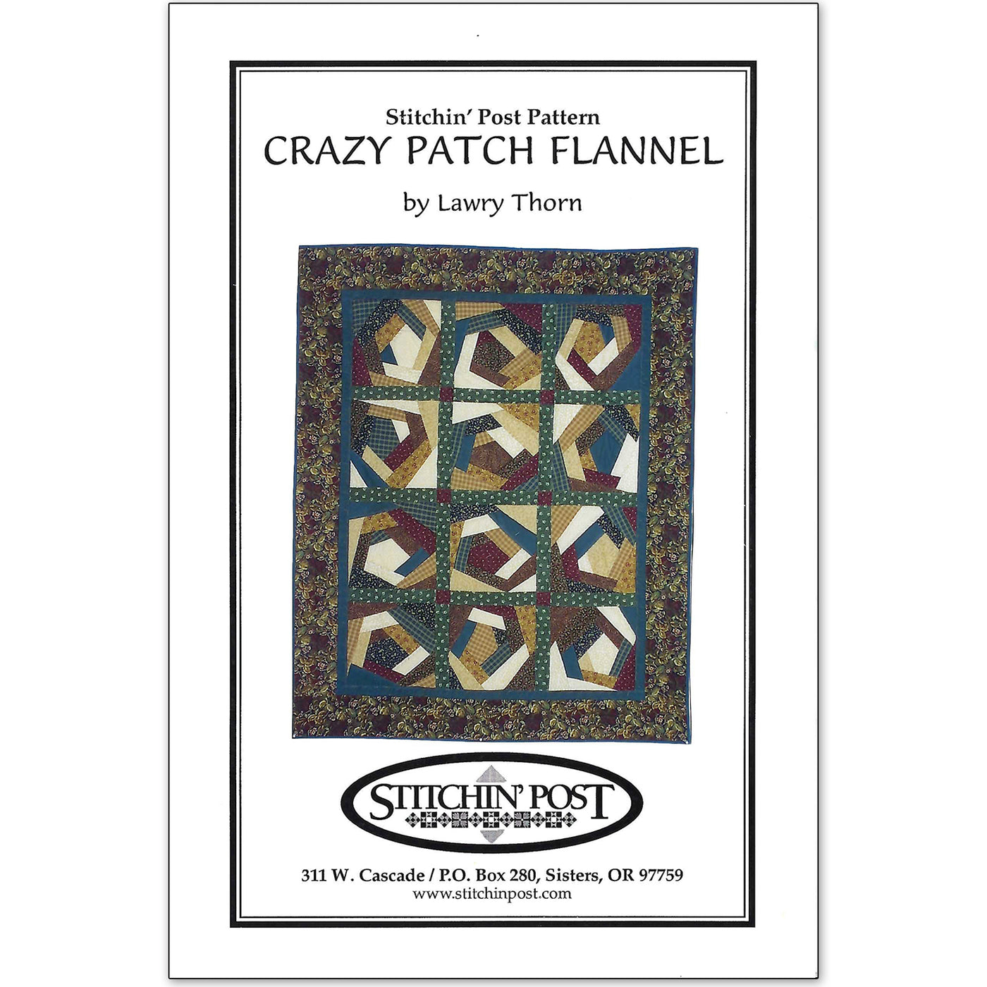 Crazy Patch Flannel Quilt Pattern
