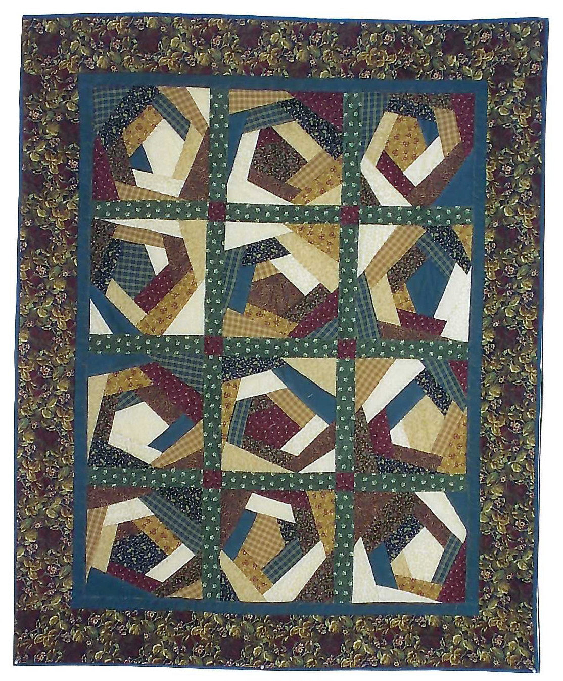 Crazy Patch Flannel Quilt Pattern