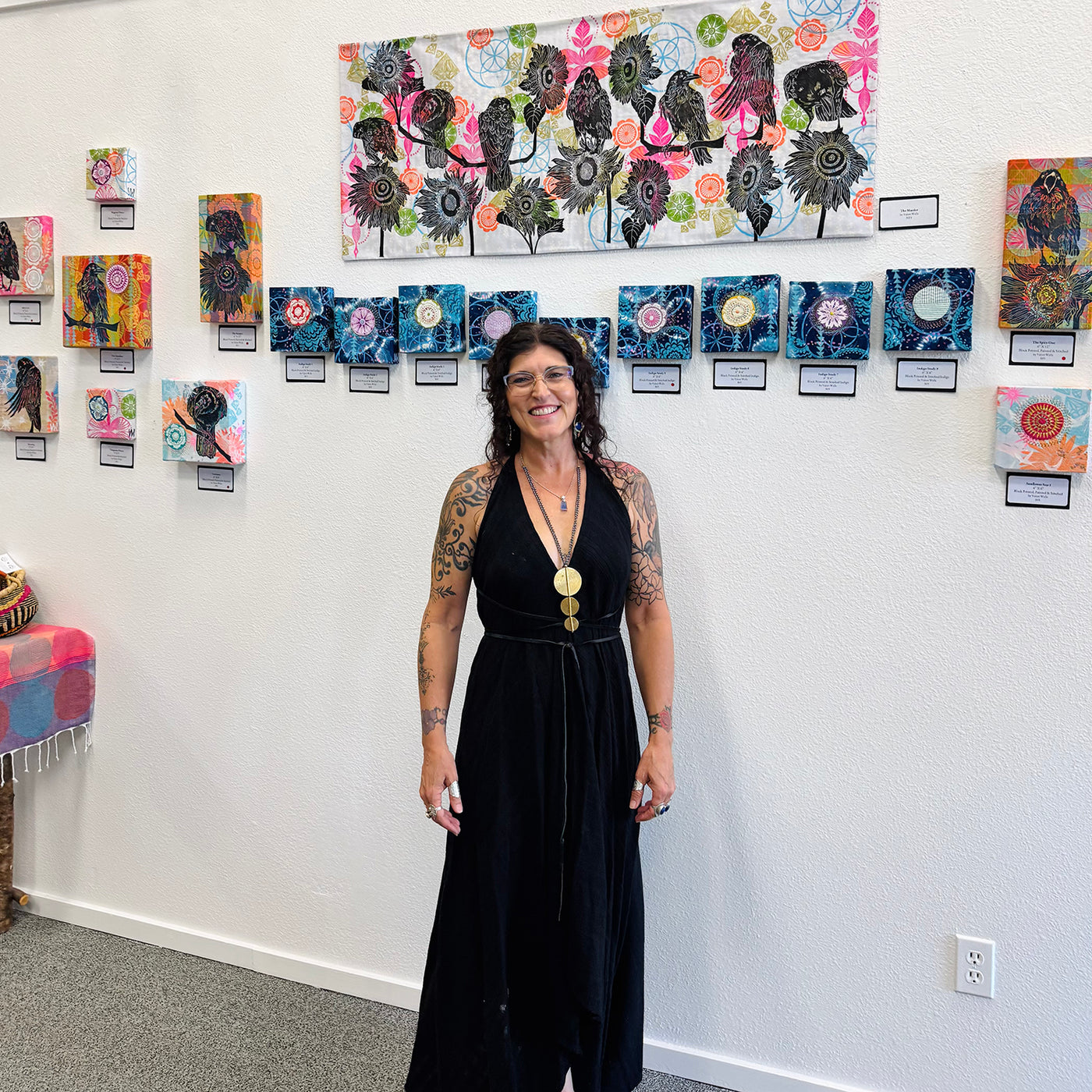 The Crow Commissions - Original Block Prints from Valori Wells