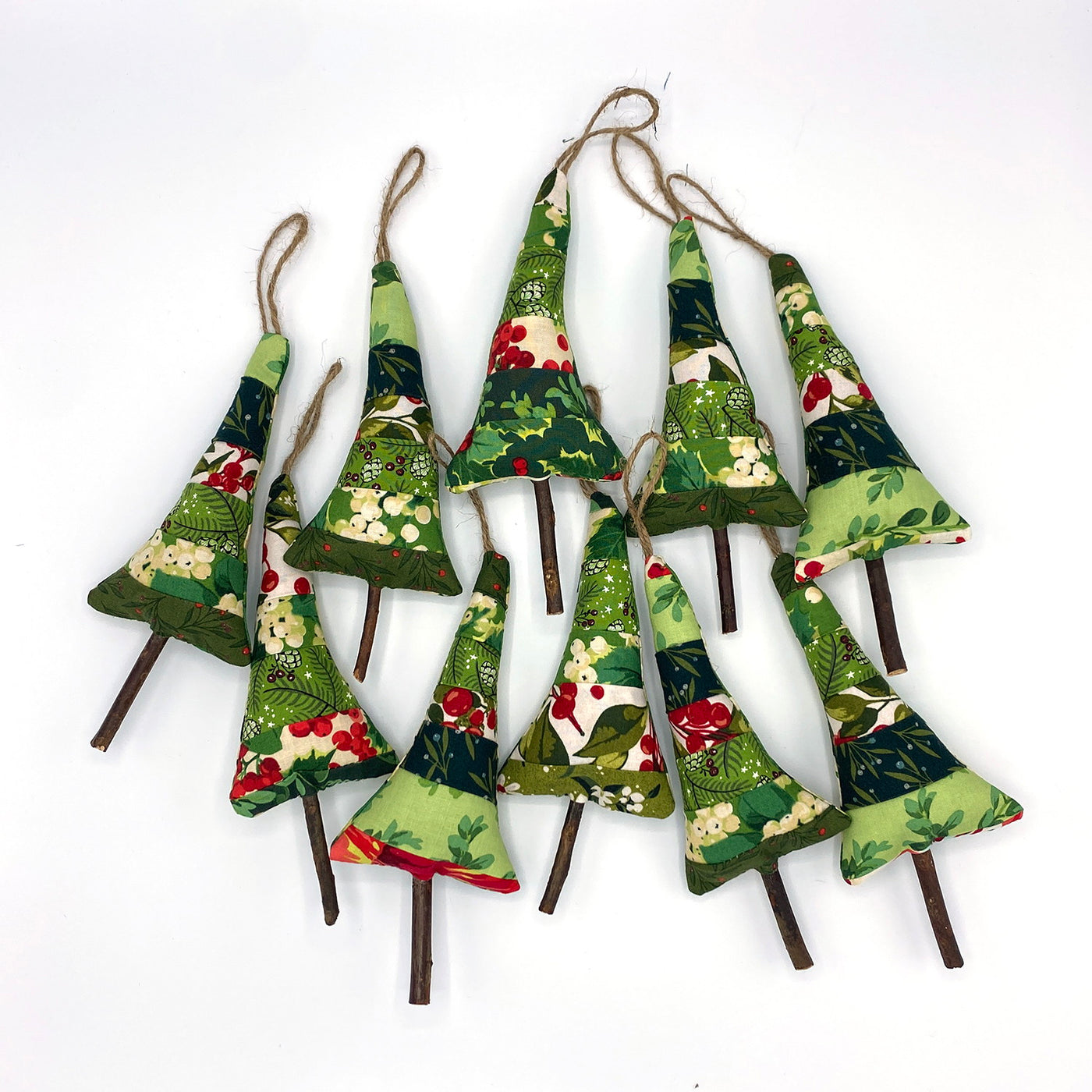 Curvy Trees Christmas Ornament Kit (includes pattern)