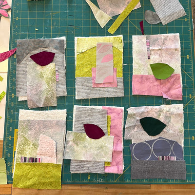 405 Fabric to Frame- Small Textile Collage with Deborah Boschert on 7/9/2025