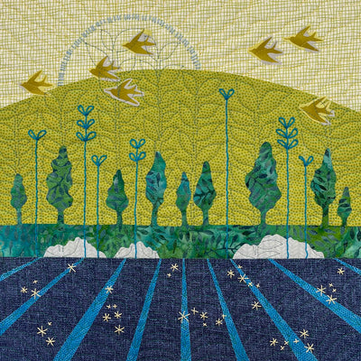107 Graphic Landscape Fabric Collage with Deborah Boschert on 7/8/2024