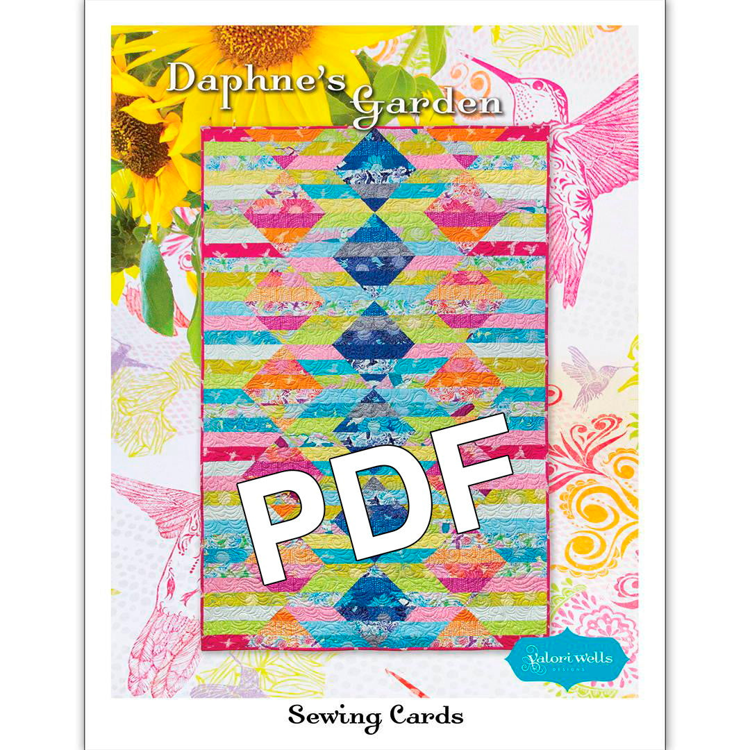 Daphne's Garden Quilt Pattern  - PDF Download
