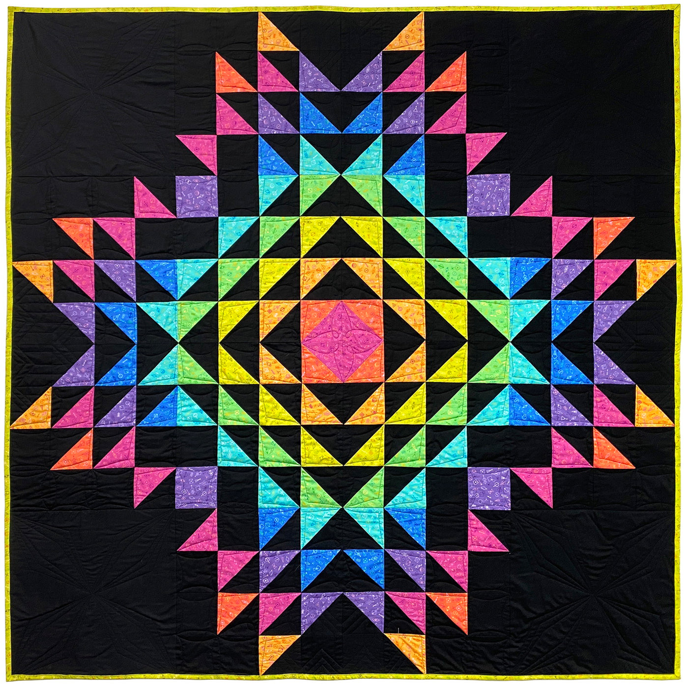 Deco Glo II Finished Quilt Handcraft