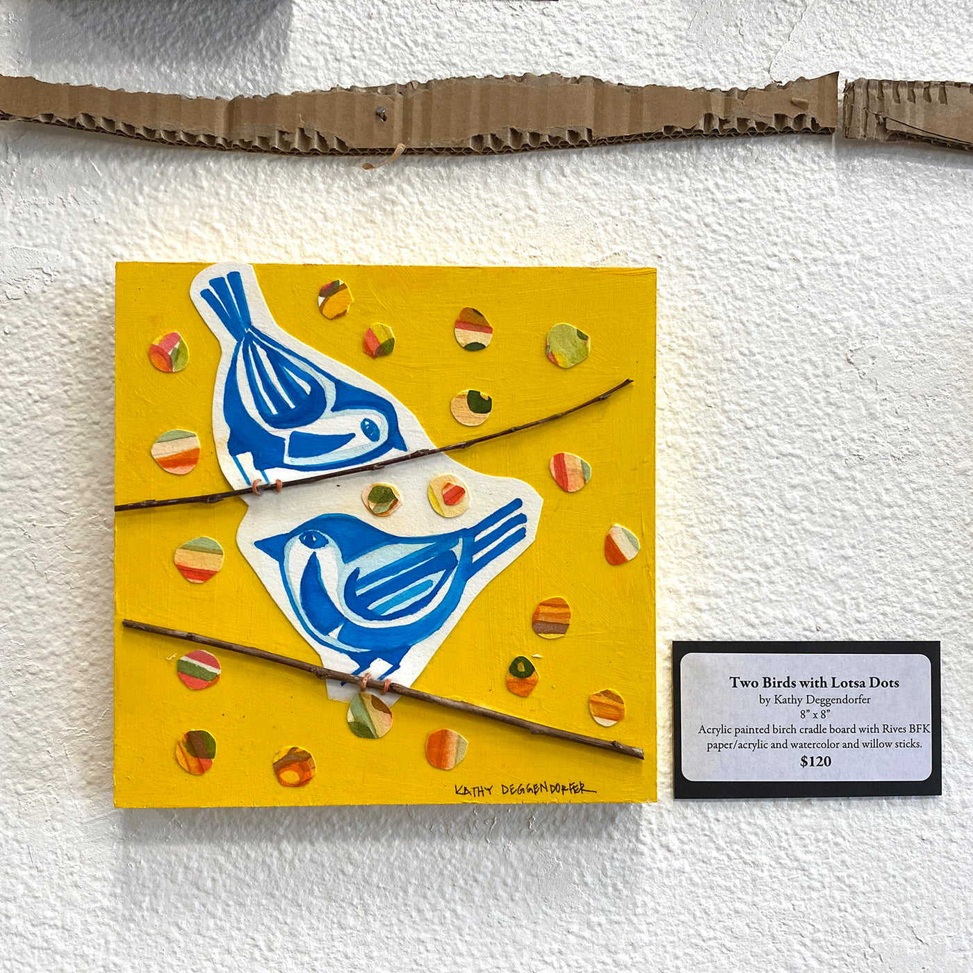 Two Birds With Lotsa Dots by Kathy Deggendorfer