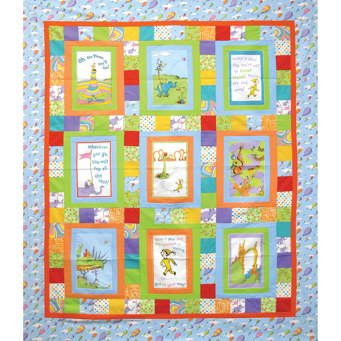 The Places You Will Go Finished Quilt Handcraft