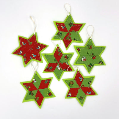 Jingle Bells EPP Star Ornaments Kit