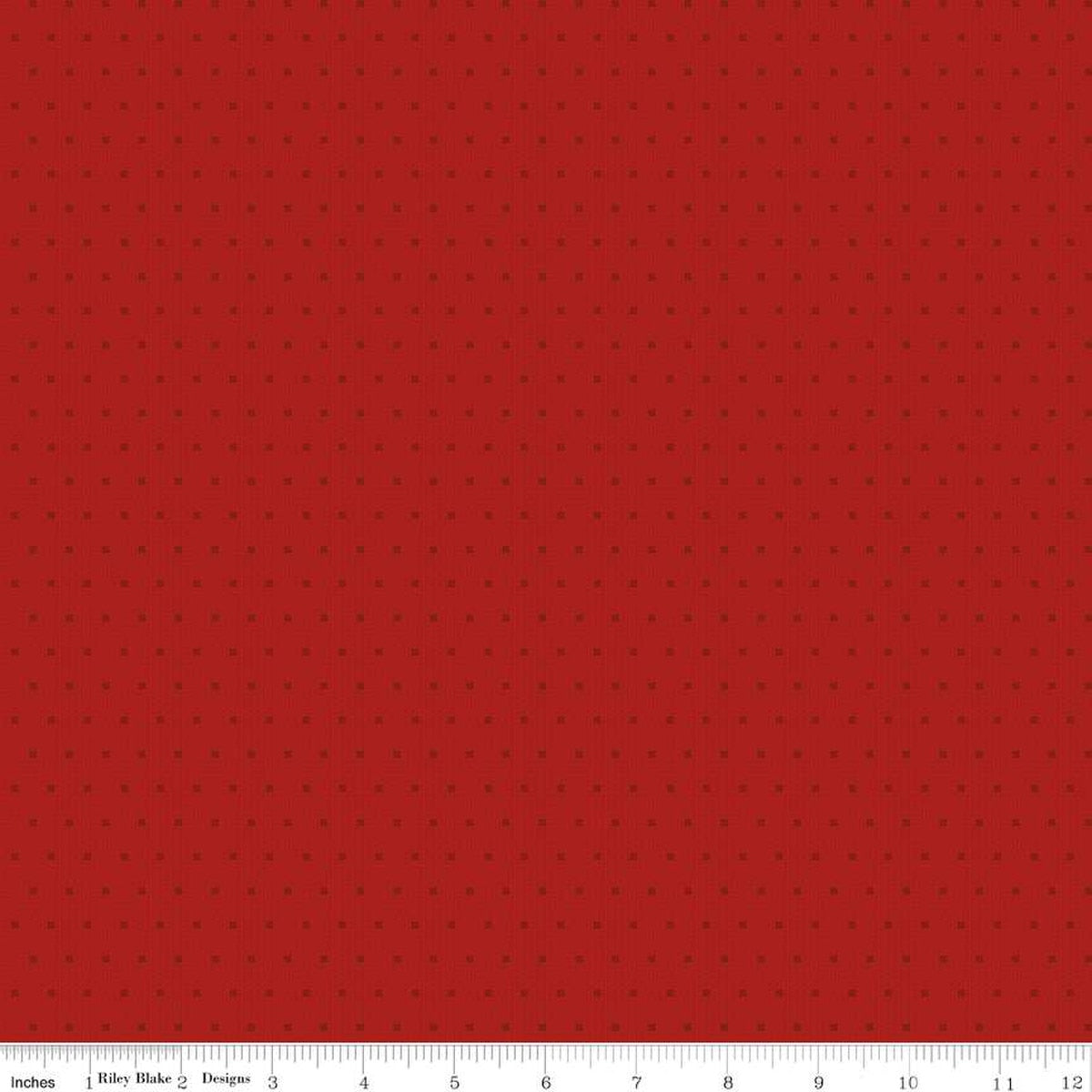 Stitcher's Flannel Dots Red F15550-RED