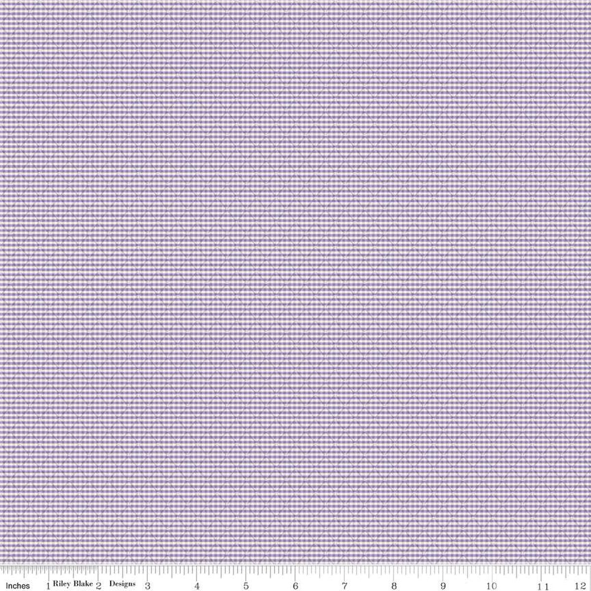 Stitcher's Flannel Railroad Stripe Lavender F15554-LAVENDER