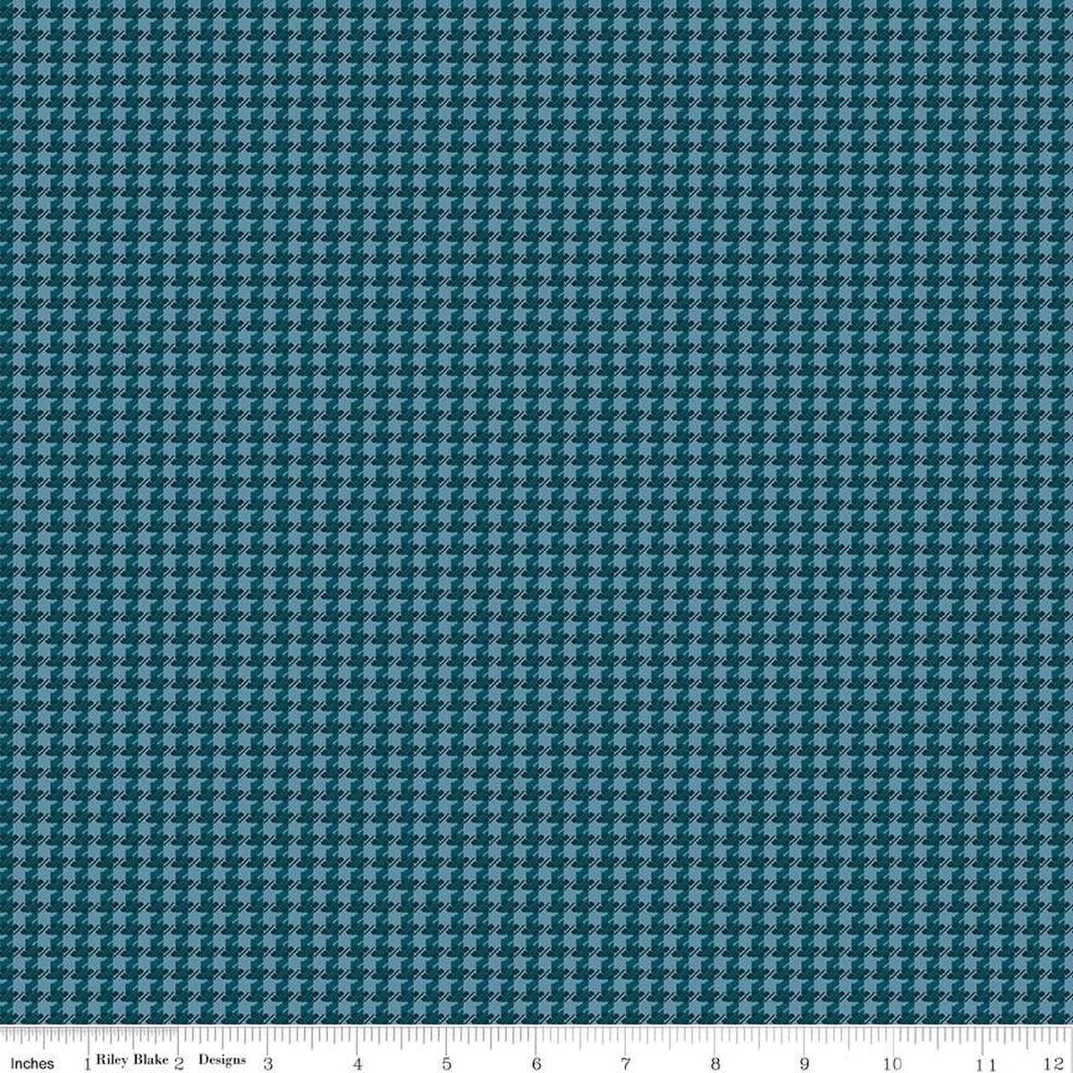 Stitcher's Flannel Houndstooth Blue F15555-BLUE