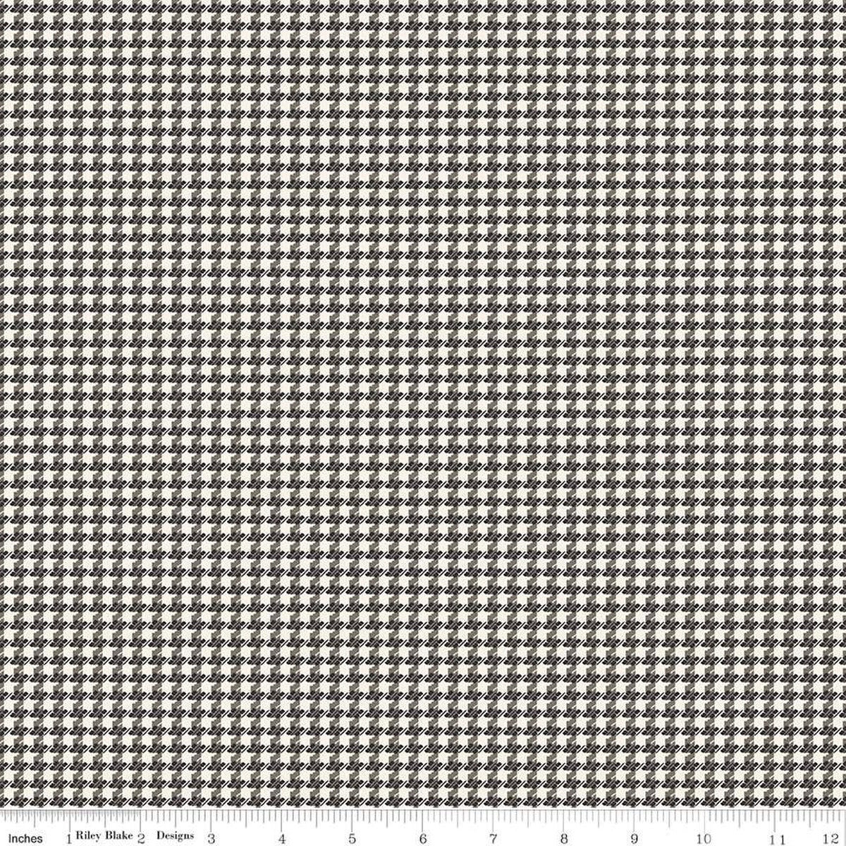 Stitcher's Flannel Houndstooth Charcoal F15555-CHARCOAL