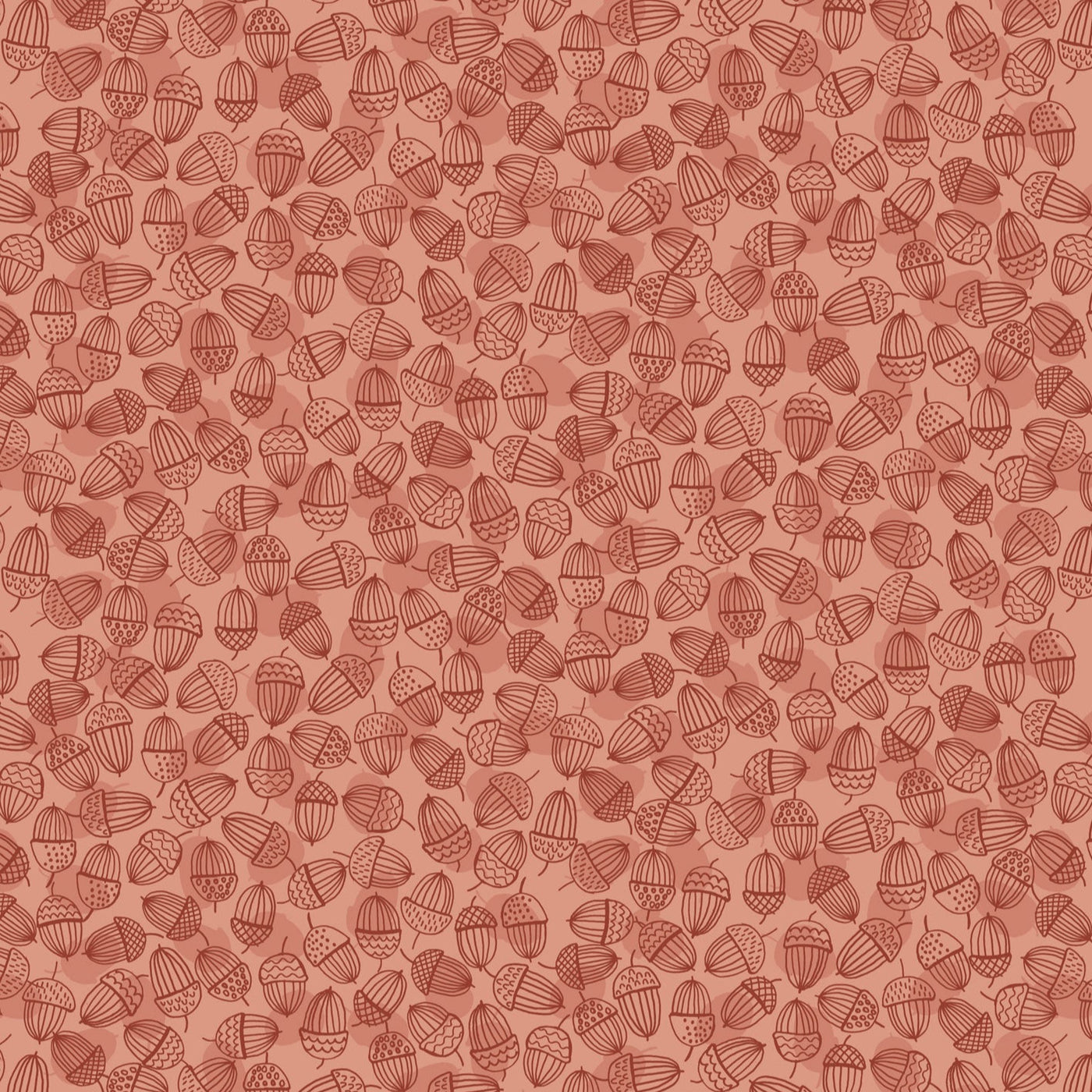 Snuggle Season Flannel Acorns Blush F681.1