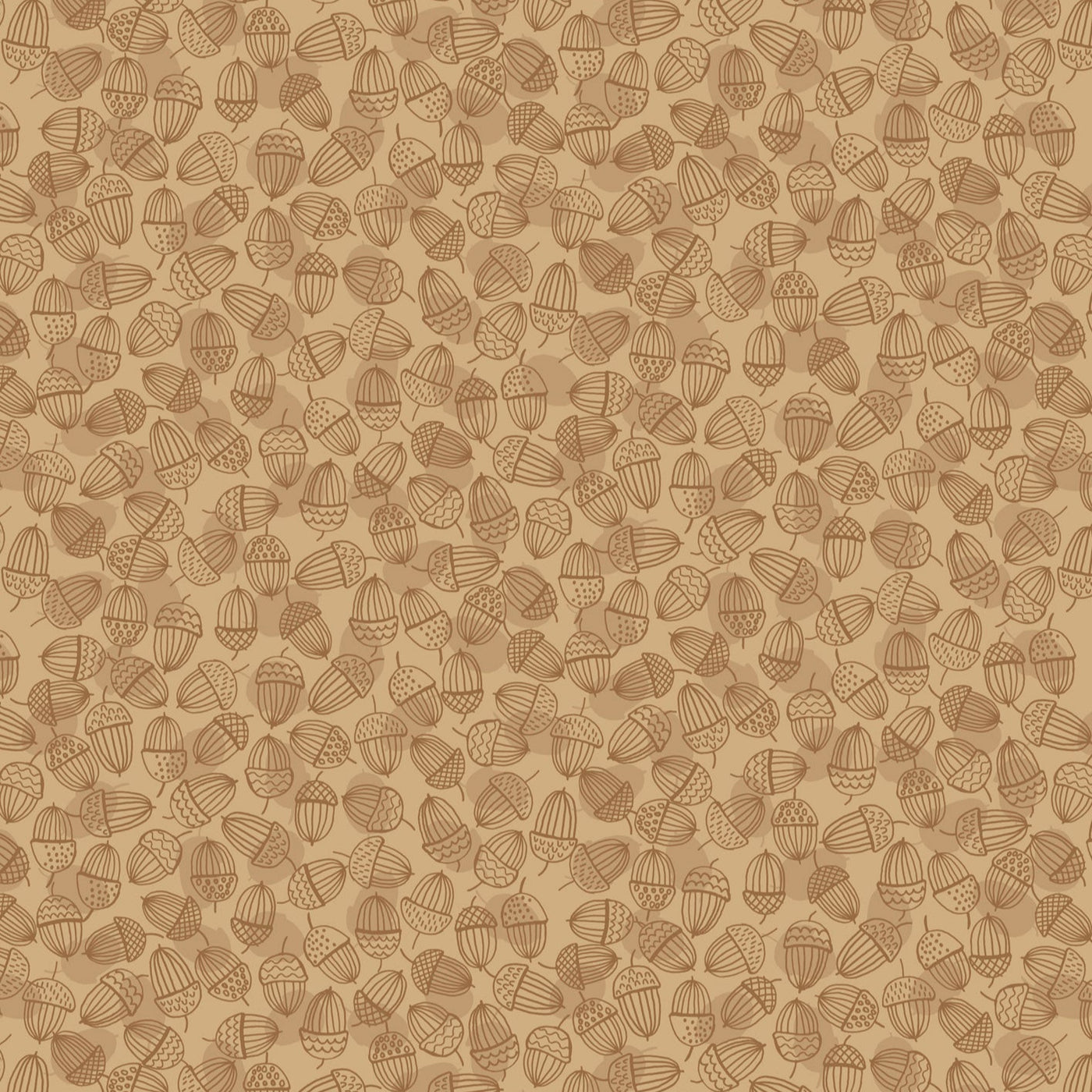 Snuggle Season Flannel Acorns Oak F681.2