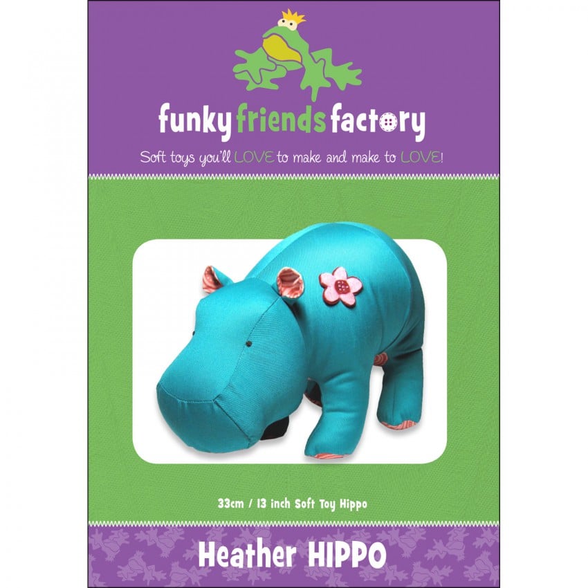 Heather Hippo by Funky Friends Factory