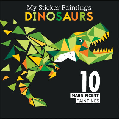 My Sticker Paintings Dinosaurs Book