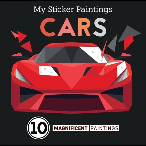 My Sticker Paintings Cars Book