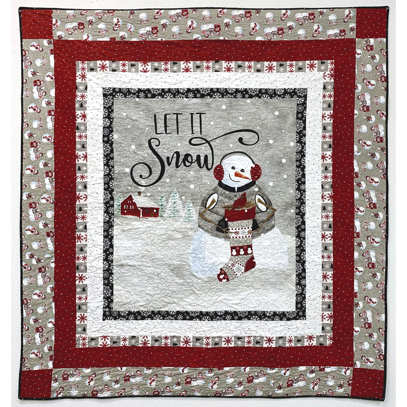 Let It Snow Flannel Quilt