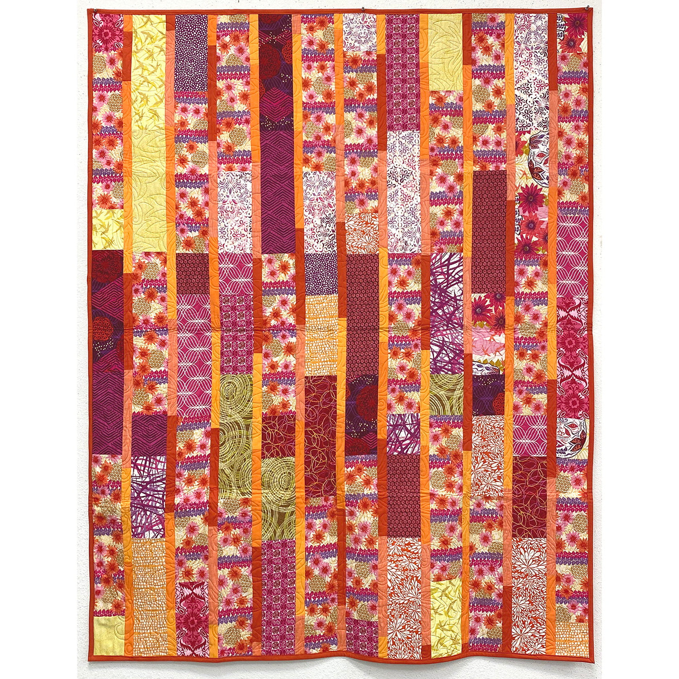 Flora Dreams Finished Quilt 51x65