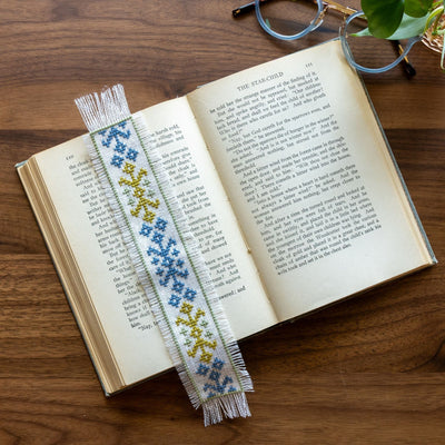 Folk Fabric Sampler White - Avlea Folk Embroidery