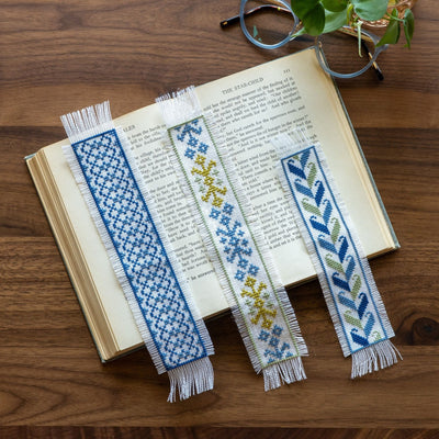 Folk Fabric Sampler White - Avlea Folk Embroidery