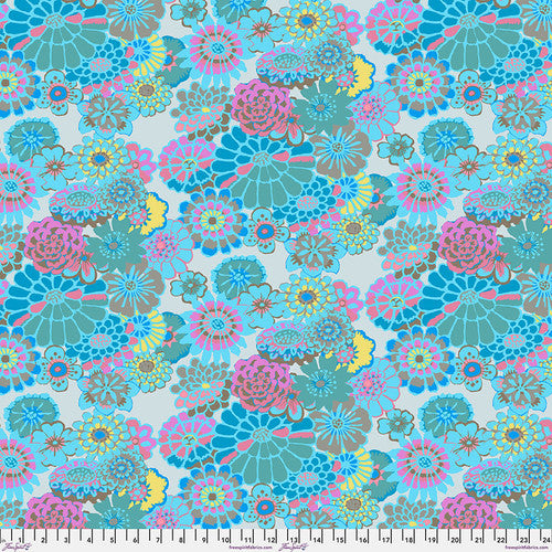 Asian Circles Turquoise Kaffe Fasett Collective GP89.TURQUOISE