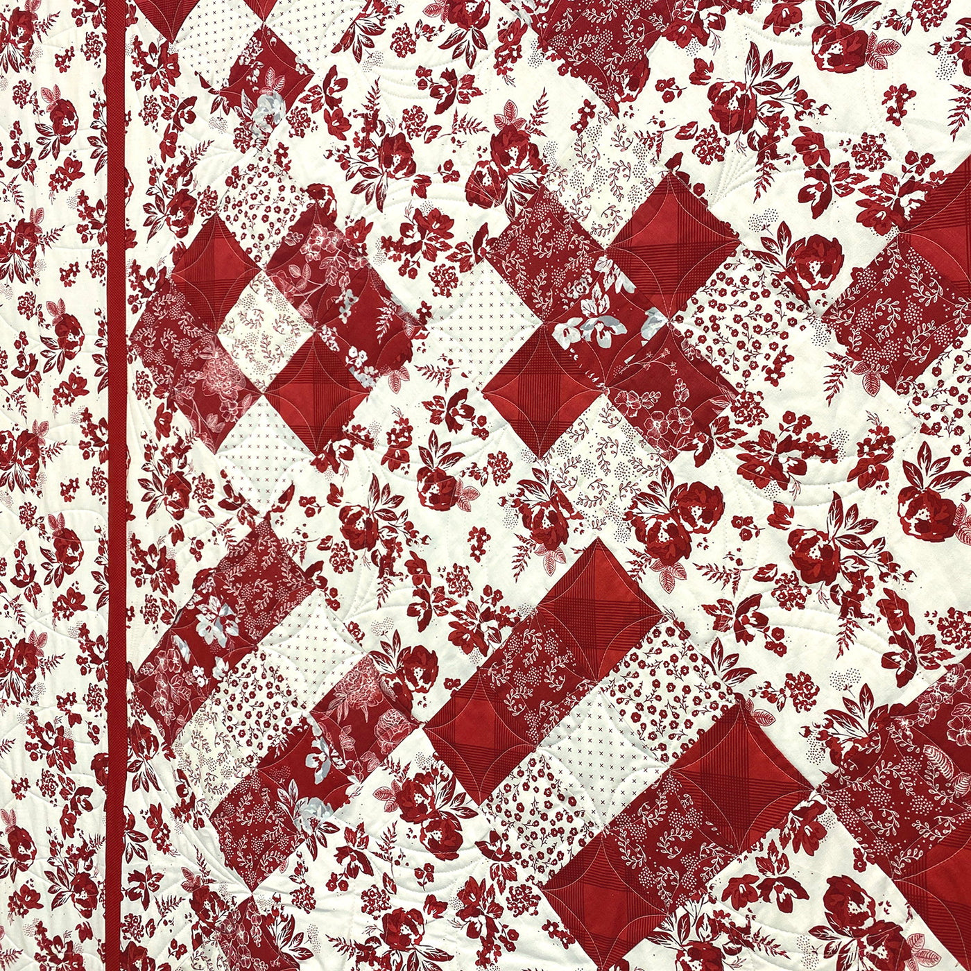 Heirloom Red 9-Patch Quilt Kit