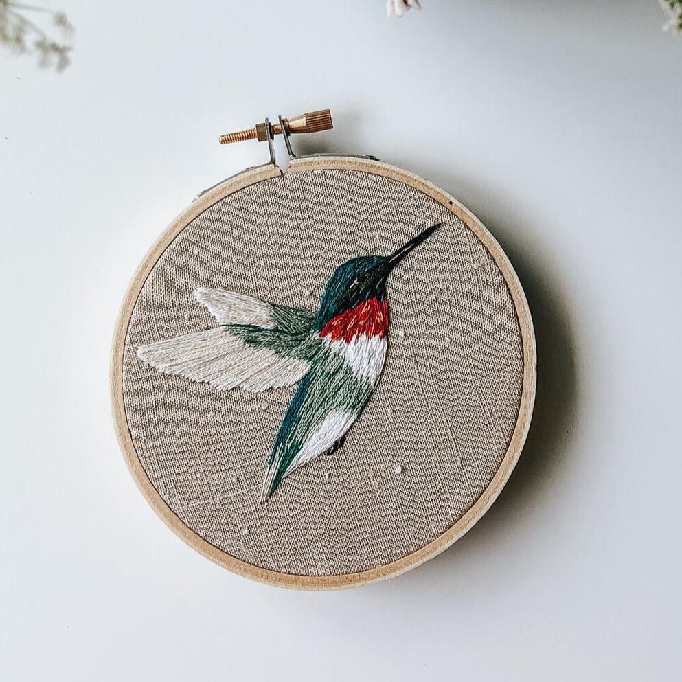 Harvest Goods Co. Hummingbird Embroidery Kit