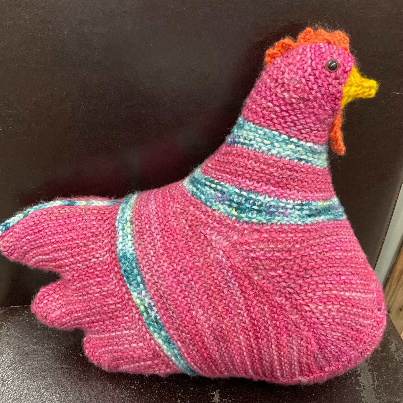 Knitted Therapy Chicken Pink- Employee Boutique