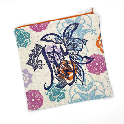 Joy Block Printed Zipper Pouch - by Valori Wells