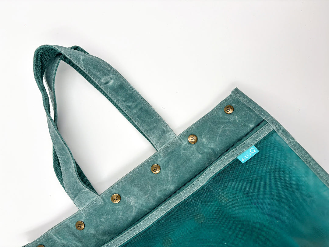 Maker's Mesh Tote Teal