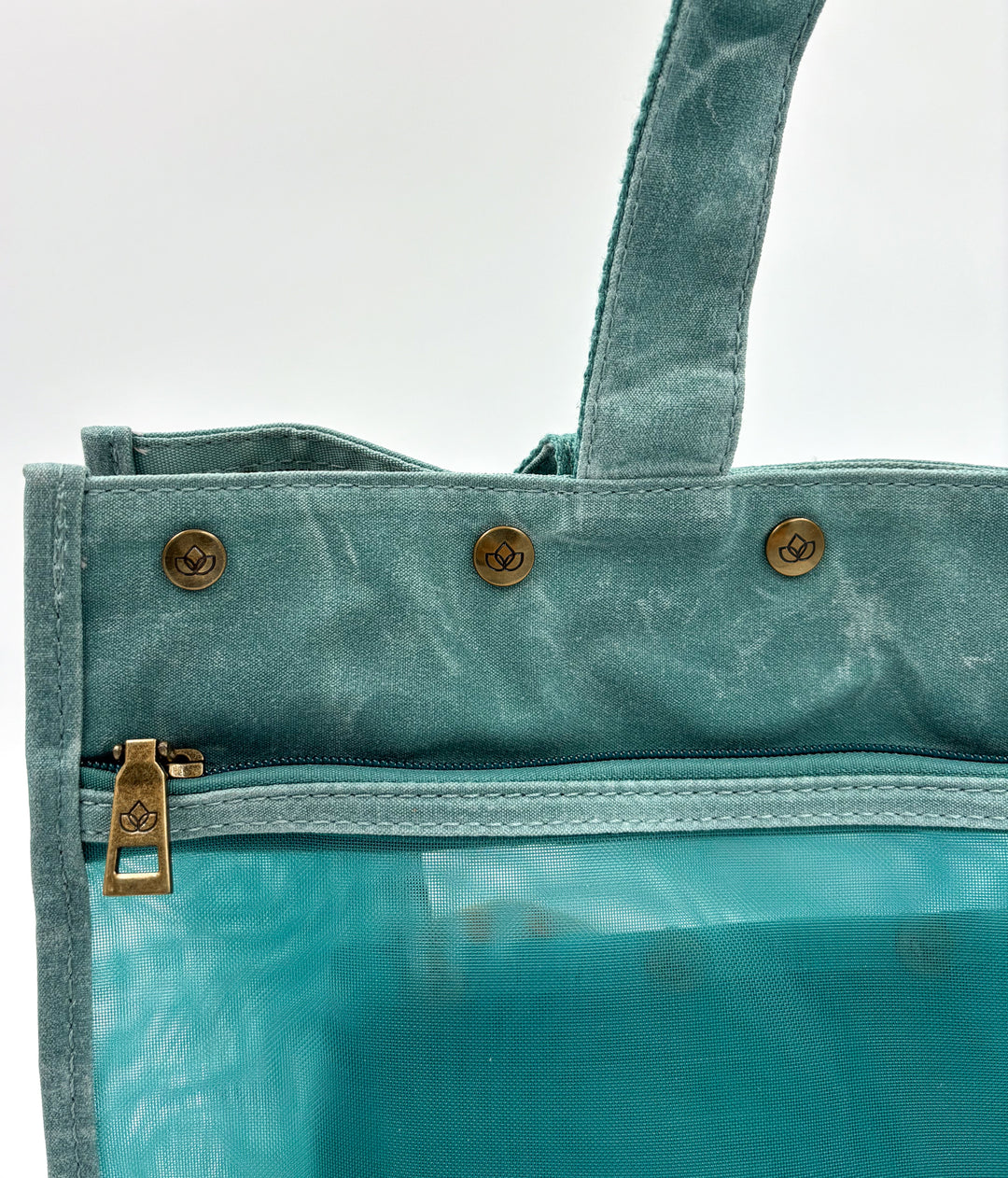 Maker's Mesh Tote Teal